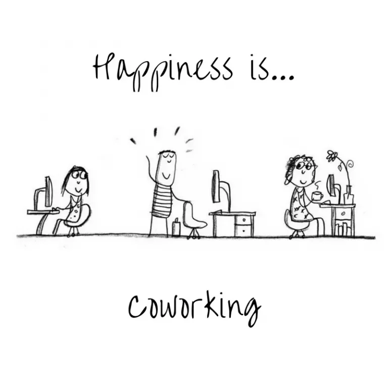 Happiness is… Coworking